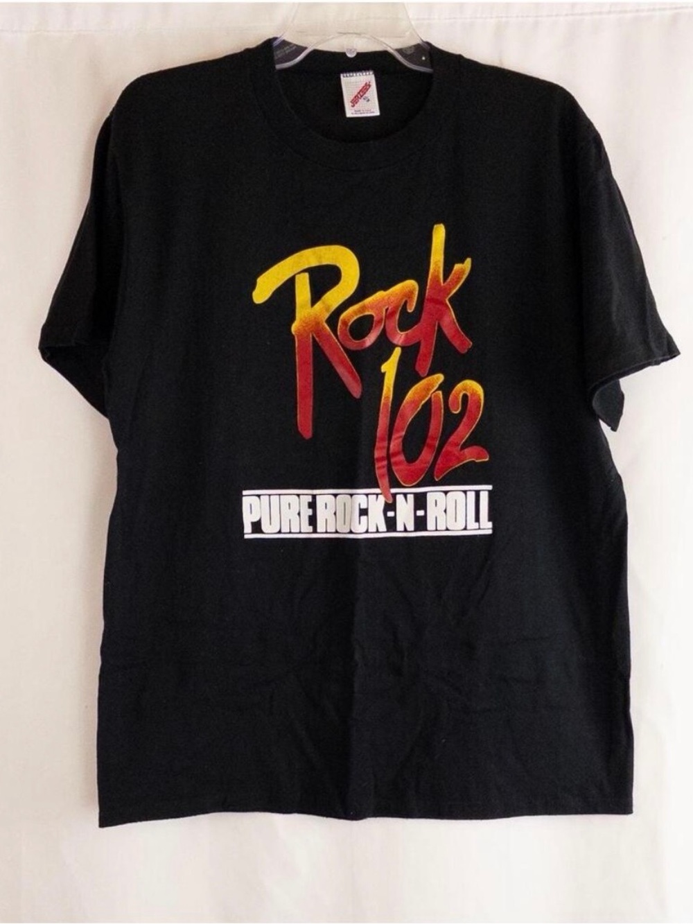 Jerzees Vintage Black Graphic T-Shirt Mens Xlarge